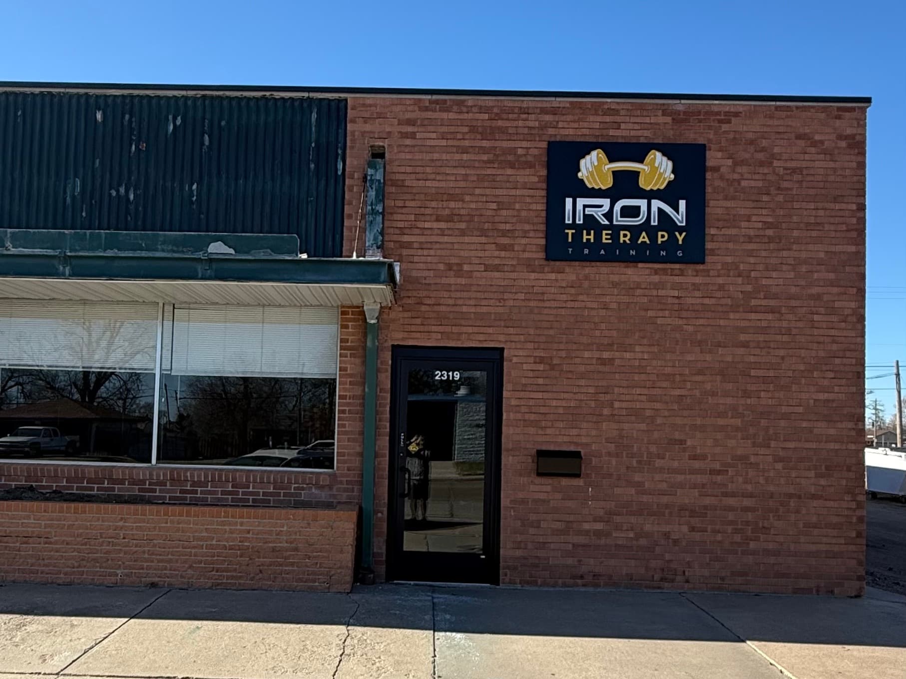 Iron Therapy Training storefront in Great Bend, Kansas